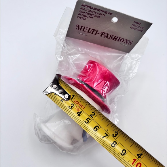 Vintage Porcelain Clown Doll Head Multi Fashions Craft Supply NOS - Picture 5 of 5